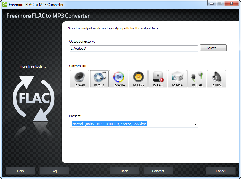 Freemore FLAC to MP3 Converter