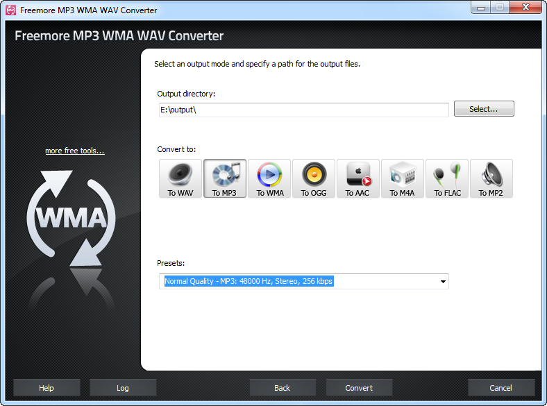 Freemore MP3 WMA WAV Converter