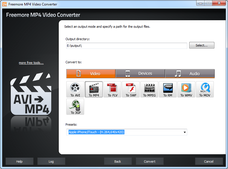 Freemore MP4 Video Converter
