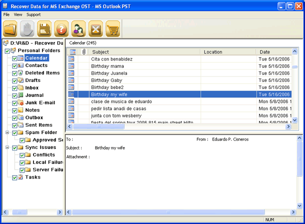 Import OST to PST Freeware Uility