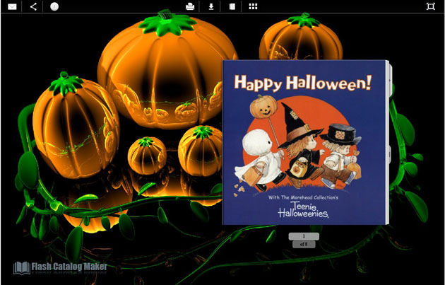 Flash Catalog Templates Halloween Style