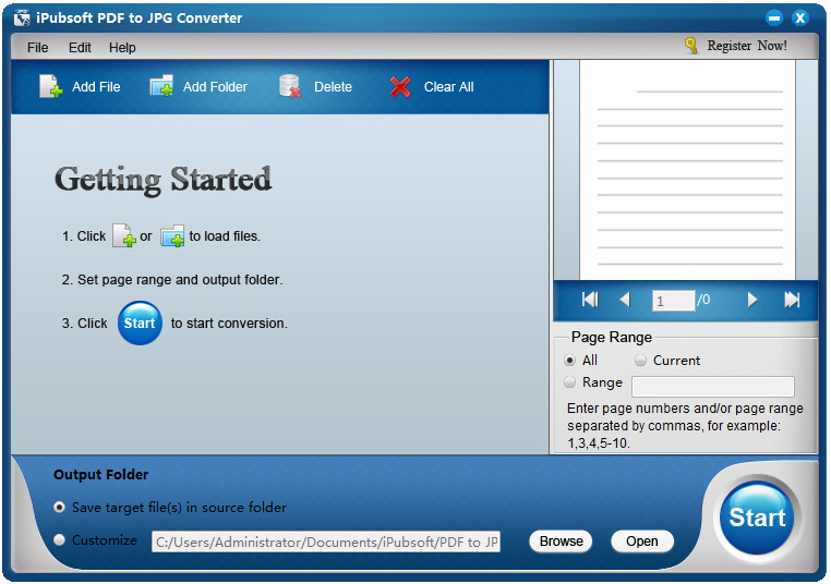 iPubsoft PDF to JPG Converter
