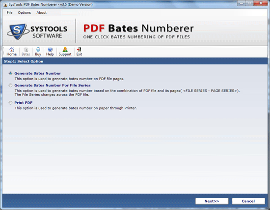 PDF Bates Numberer tool v3.5
