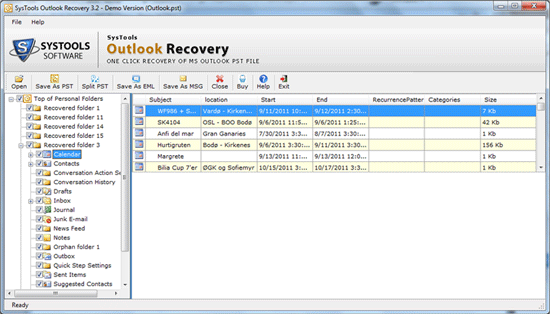 Damaged PST Repair Utility