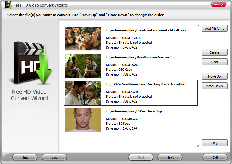 Free HD Video Convert Wizard