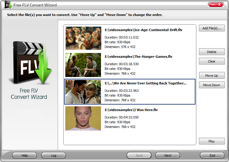 Free FLV Convert Wizard