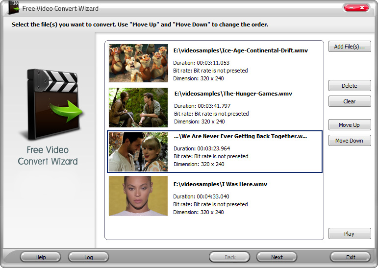 Free Video Convert Wizard