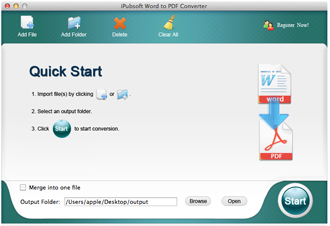 iPubsoft Word to PDF Converter for Mac