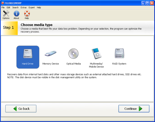 FILERECOVERY 2012 Standard PC