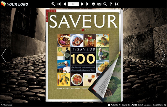 FlipBook Creator Themes Pack Neat: Gloomy