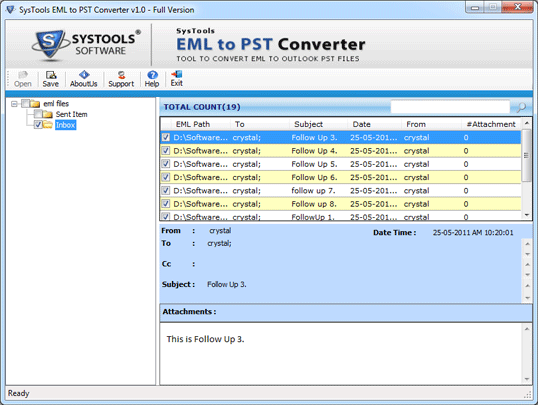 OE EML to PST Converter