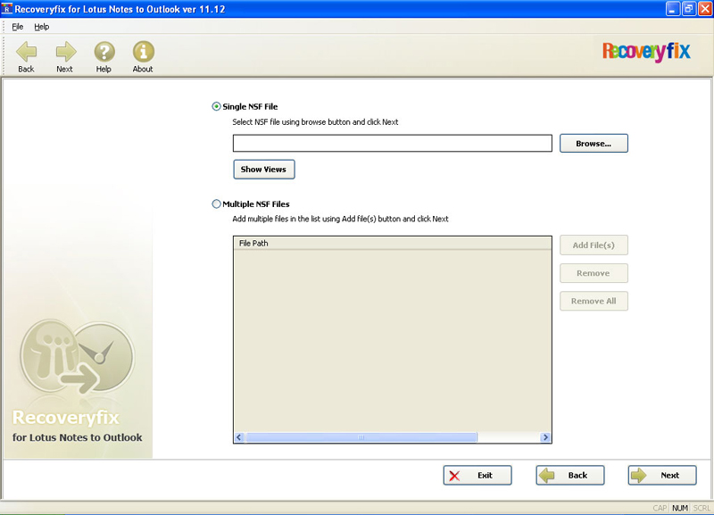 Recoveryfix Notes to Outlook