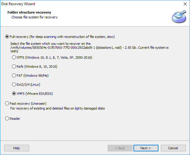 VMFS Recover