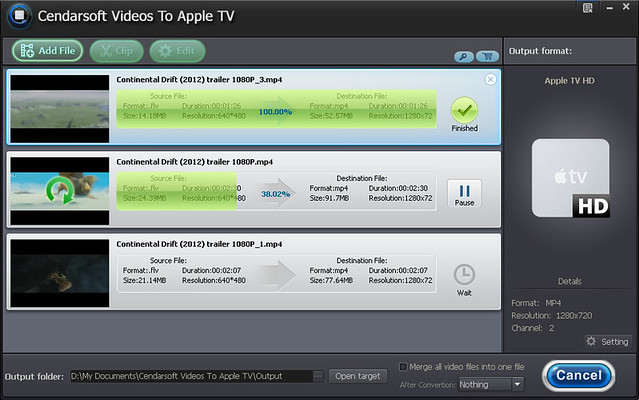 Cendarsoft Video To Apple TV