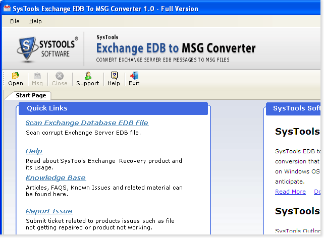 Export Exchange to MSG