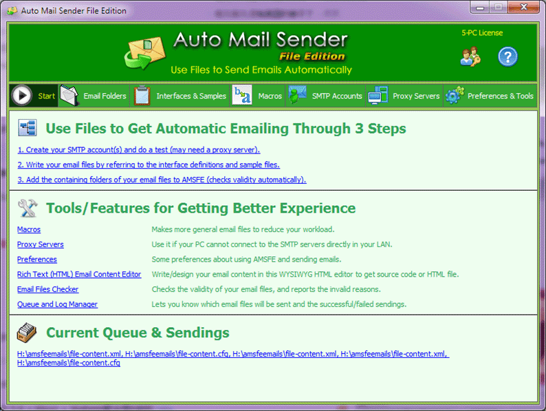 Auto Mail Sender File Edition