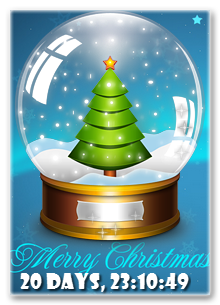 Snow Globe Countdown