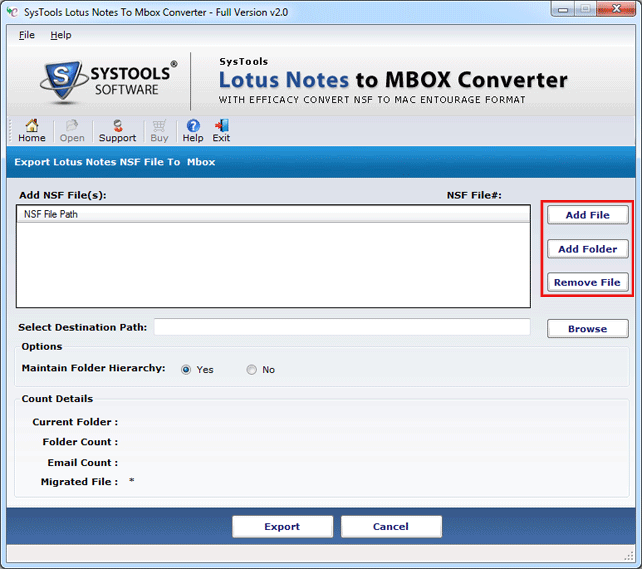 Convert Notes .nsf to .mbox