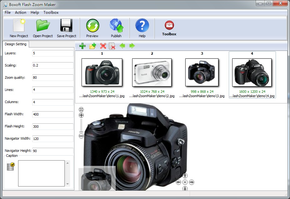 Boxoft Flash Zoom Maker