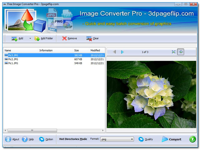 Free 3DPageFlip Image Converter