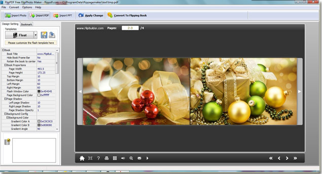 FlipPDF Free FlipPhoto Maker