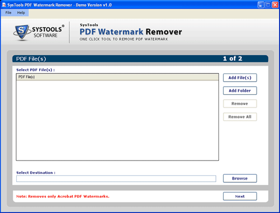 Delete Unwanted Watermark from pdf in Batch