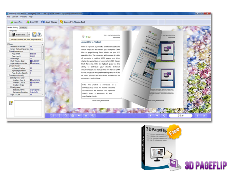 3DPageFlip Free Flip Book Maker