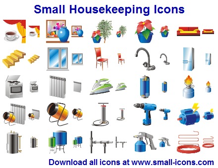 Small Housekeeping Icons
