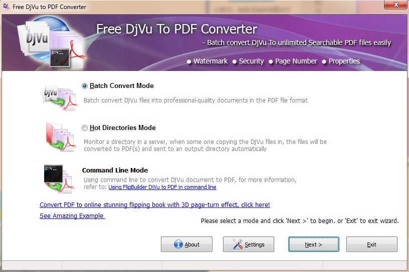 CAKSOFT Free DjVu to PDF