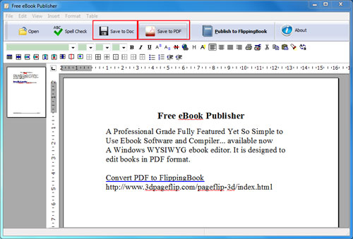 ToPDF Free eBook Publisher