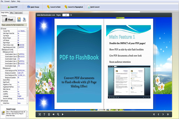 xMars PDF to Flash Creator