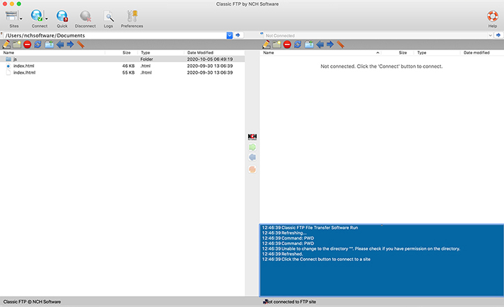 Classic FTP Free Mac FTP Software