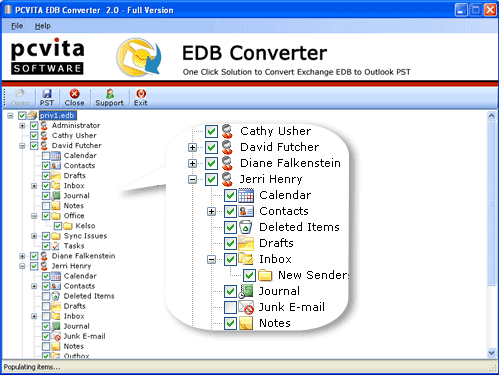 Export Entire Exchange Database to PST
