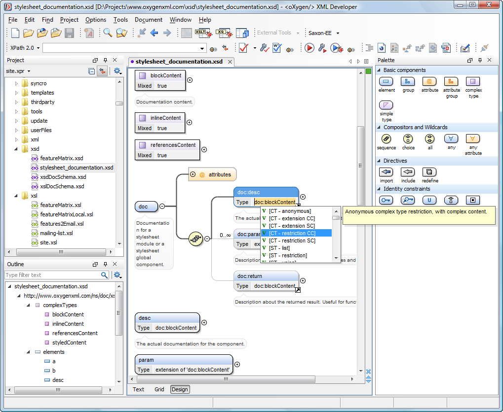 oXygen XML Developer