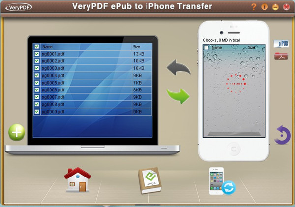 VeryPDF iPad ePub Transfer