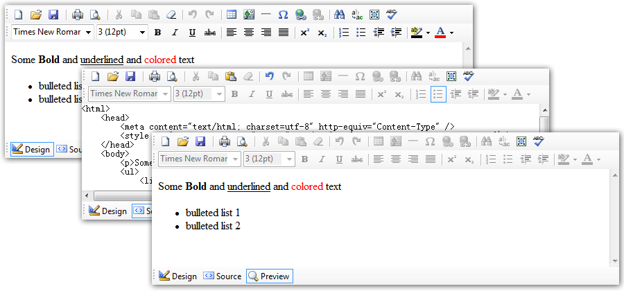 MstHtmlEditor Control for .NET WinForms