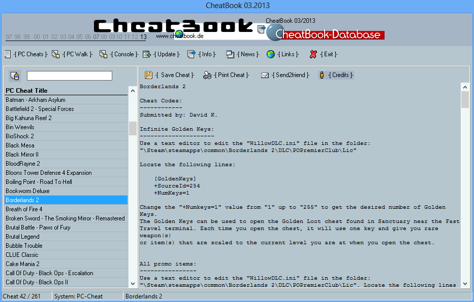 CheatBook Issue 03/2013
