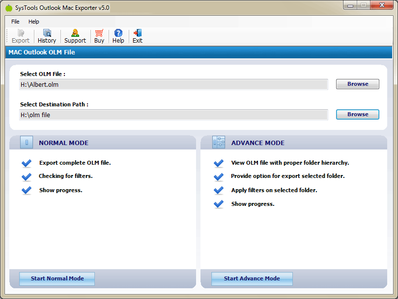 Convert Outlook .olm File