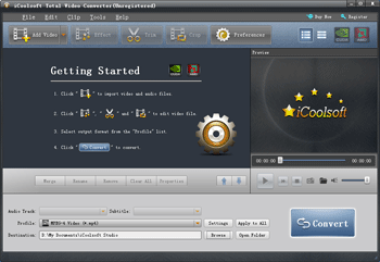 iCoolsoft Total Video Converter