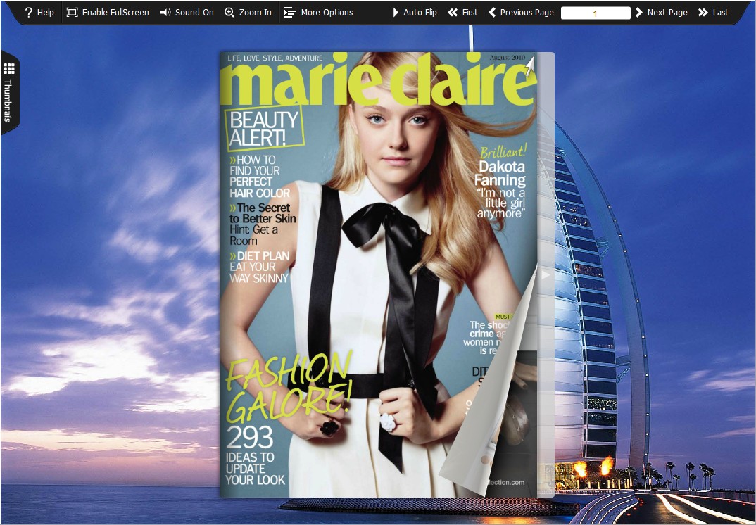 Burj Al Arab Theme for Boxoft PDF to Flipbook Pro
