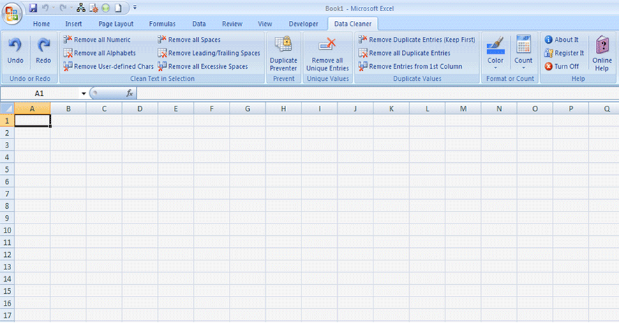 Excel Data Cleaner
