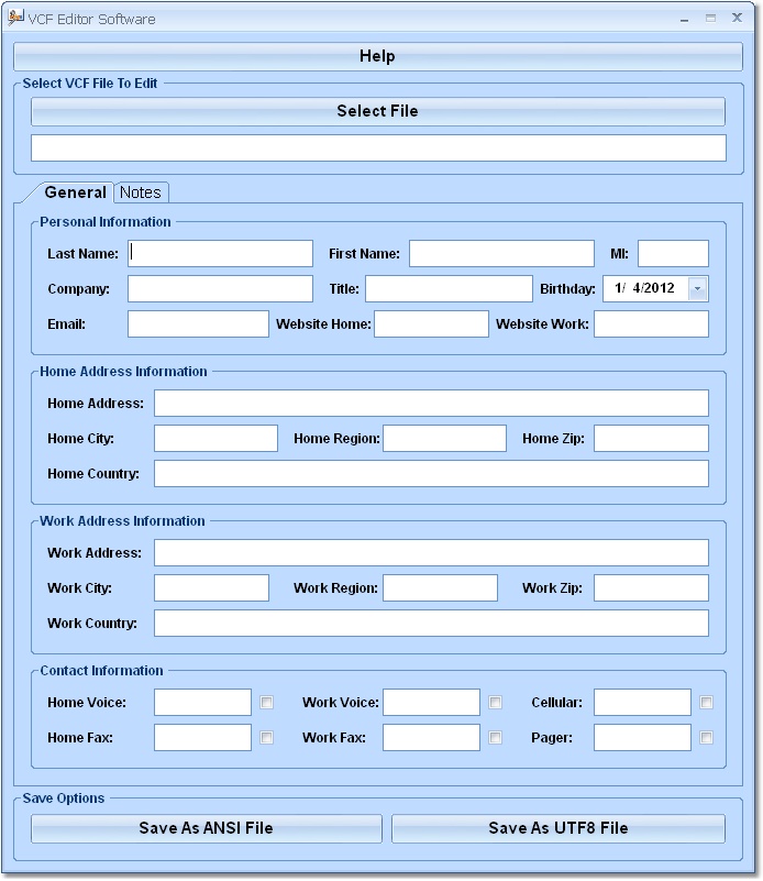 VCF Editor Software