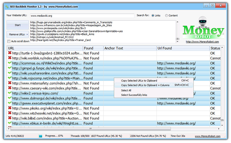 SEO Backlink Monitor