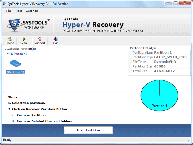 Restore Damaged VHD