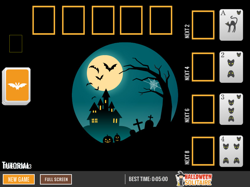 Halloween Calculation Solitaire