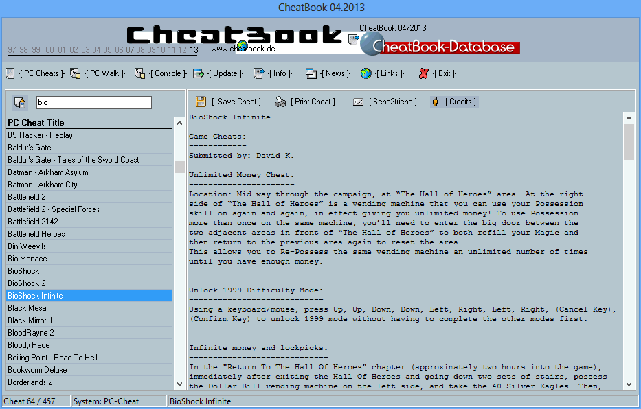 CheatBook Issue 04/2013