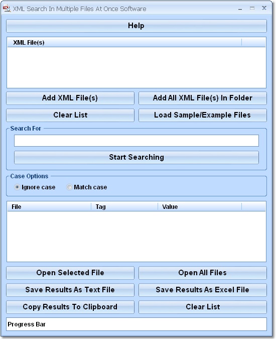 XML Search In Multiple Files At Once Software