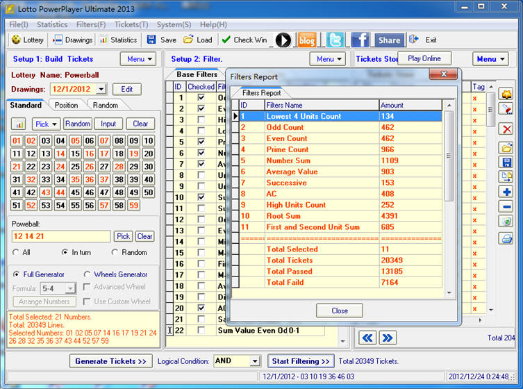 Lotto PowerPlayer Ultimate For PowerBall