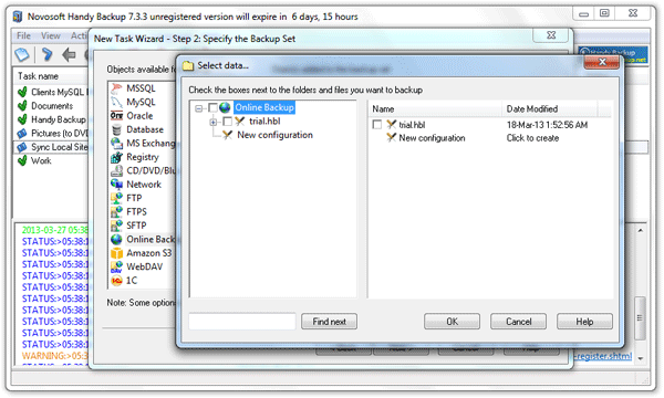 Handy Backup Online 64-bit