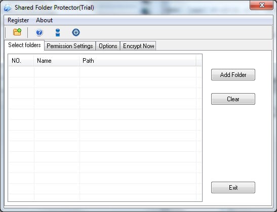 Password Shared Folder